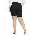 thumbnail image 2 of NYDJ womens  Plus Ella Black short, 28W, 2 of 3