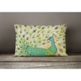 thumbnail image 4 of Carolines Treasures PPD3021PW1216 Pretty Pretty Peacock Canvas Fabric Decorative Pillow, 12H x16W, multicolor, 4 of 4