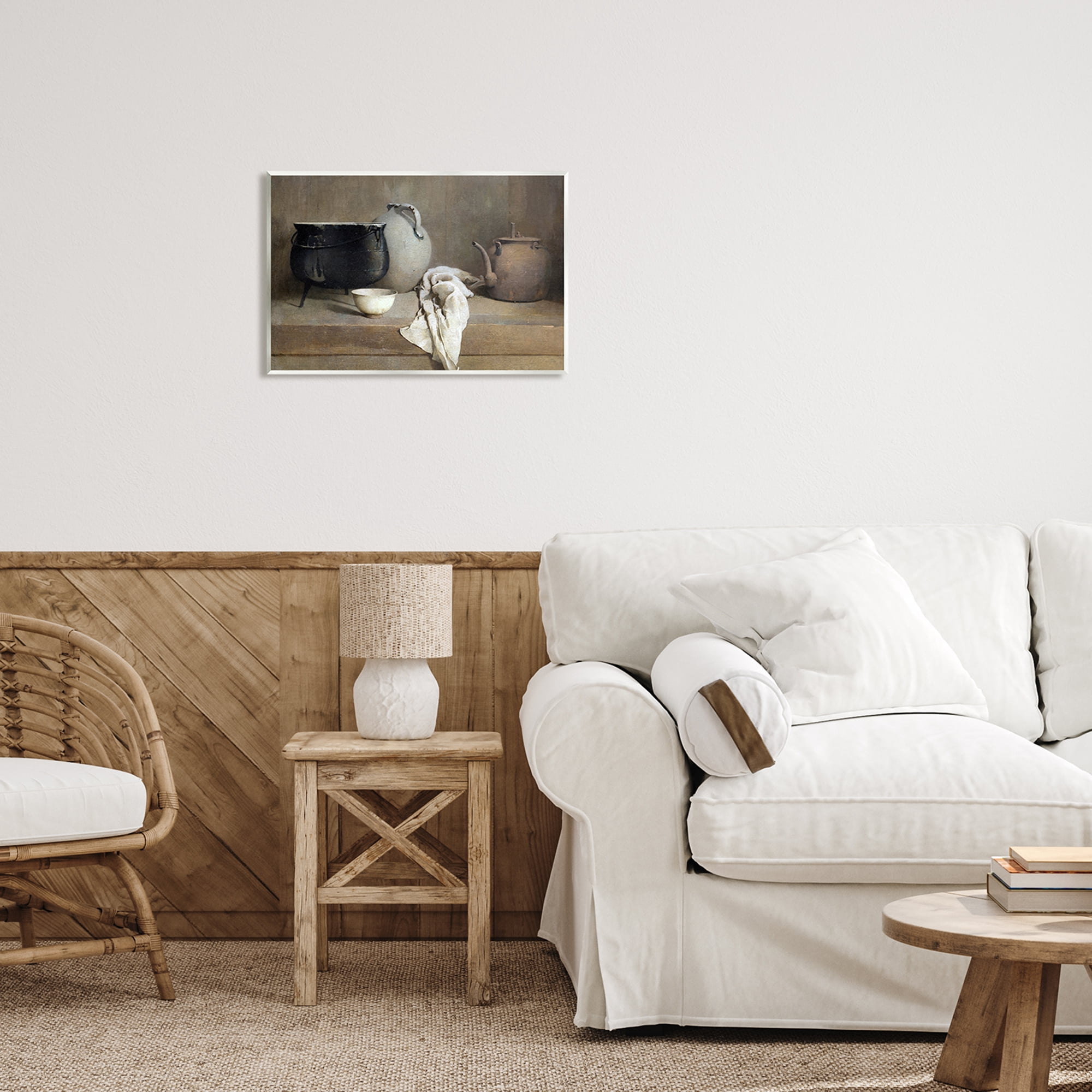 Stupell Industries Classic Still Life Painting Abstract Painting Unframed Art Print Wall Art, 19 x 13