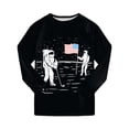 thumbnail image 7 of WUANDIXFA Boys Two Piece Pajamas Boys Comfortable Soft Cute Cartoon Print Long Sleeve Pajama Set,Black,2-3 Years, 7 of 7