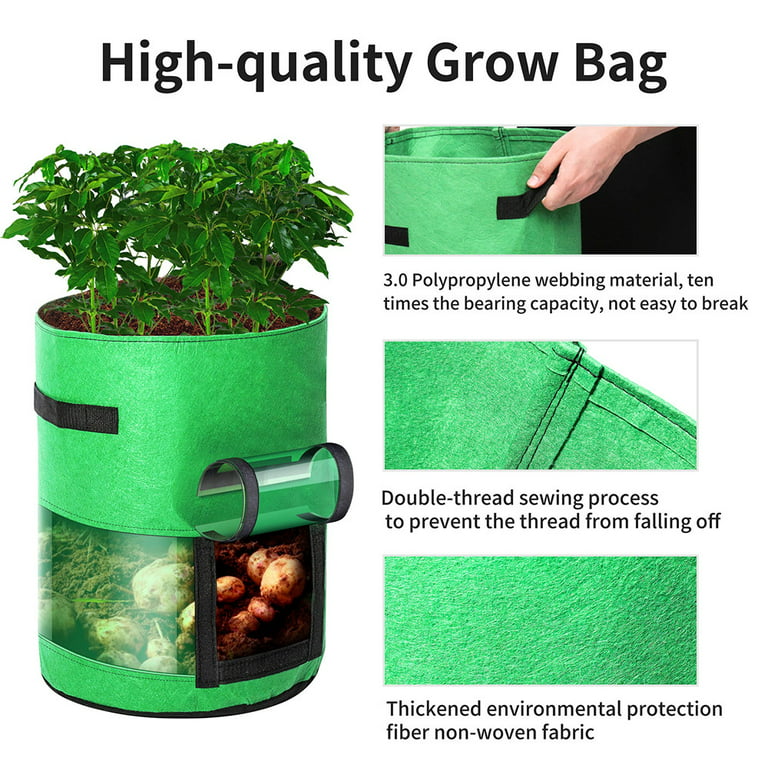 Home Thickened Potato Grow Bag PE Vegetable Grow Bags Home Garden