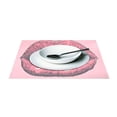 thumbnail image 3 of Ryvnso Placemats Set of 4 Skull in Mouth Dining Mats Heat-Resistant Non-Slip Washable Table Mat, 3 of 8