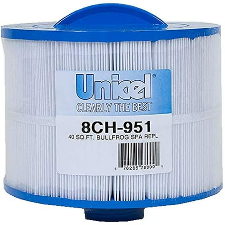 Unicel Pool Spa Filter Cartridge 1 Pack White 8CH-951