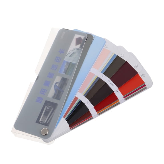Luxshiny 1Set Paint Color Sample Cards Bulk Portable Paper Palette for Accurate Matching