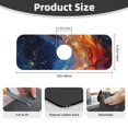 thumbnail image 2 of Vsdgher Galactic Dog Swirls Art Kitchen Sink Splash Guard Faucet Mat -1 PC Super Absorbent Fast Drying Mat Sink Gadgets-Splash, Bathroom,Sink Mat,(15" X 5.5" ), 2 of 7