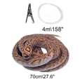 thumbnail image 3 of ¡Venta caliente! Broma de serpiente con clip de cuerda: broma de serpiente con clip, broma de serpiente en una cuerda que la gente, broma de serpiente de golf DIY con cuerda y clip, 3 of 3