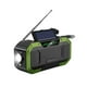 thumbnail image 1 of Radio de emergencia Altavoz Bluetooth a prueba de agua, Radio AM FM digital portátil con linterna, Lámpara de lectura, Cargador de teléfono celular de 5000 mAH, Kit de supervivencia de emerg, 1 of 5