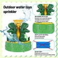 thumbnail image 5 of Crocodile Water Spray Sprinkler with Ball Launcher, Outdoor Rotating Splash Sprayer for Backyard Lawn and Summer Water Activities, 5 of 6