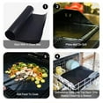 thumbnail image 2 of Maytalsory Tapis de Grill Barbecue Réutilisable Antiadhésif Noir 50*40cm*0.2mm, 2 of 6