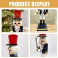 thumbnail image 3 of Gymnture Christmas Wooden Nutcracker Traditional Wooden Soldier Nutcracker Craft, 3 of 10