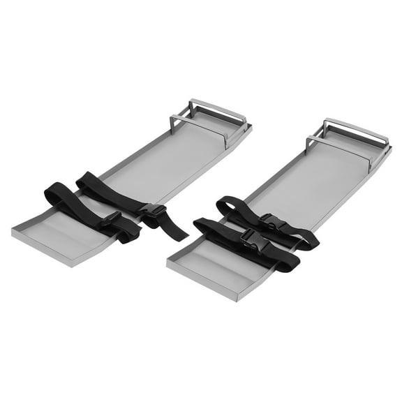 A Pair Concrete Knee Boards Sliding Board Stainless Steel Concrete Sliders 30" x 8" Knee Boards