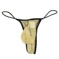 thumbnail image 2 of Sngxgn Men’s Boxer Briefs, Stretch Underwear Fit Low Rise(Yellow,L), 2 of 5