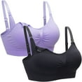 thumbnail image 1 of Lot de 2 Soutien-Gorge d'Allaitement Soutien-Gorge Sans Armatures Soutien-Gorge de Sommeil pour Femmes Soutien-Gorge de Maternité Soutien-Gorge d'Allaitement, 1 of 5