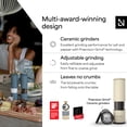thumbnail image 6 of LARS NYSØM Design Spice Mills Set Manual with Adjustable Ceramic Grinder - Carbon Black/Almond Beige, 6 of 7