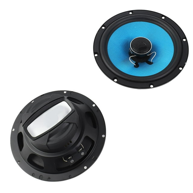Car Stereo Speaker, 4 Ohms 2 Way Car Coaxial Loudspeaker 6.5 Inch for Vehicles