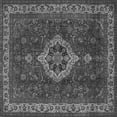 thumbnail image 1 of Ahgly Company Indoor Square Medallion Gray Traditional Area Rugs, 8' Square, 1 of 1