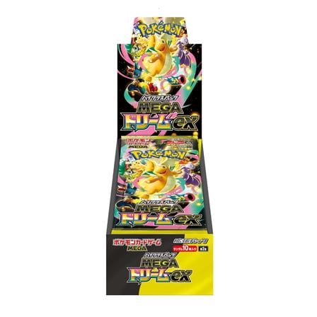 Mega Dream ex Booster Box Japanese Sealed Pokemon Trading Card Game