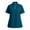 Dark Blue #057, variant on Women's Zip-Front Stand Collar Scrub Top – Lightweight Comfortable Top with Well-Placed Pockets Light Purple S