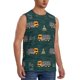 thumbnail image 2 of Balery Big Machine Camisetas sin mangas para hombre, absorbe la humedad y protege contra el mal olor.-Small, 2 of 7