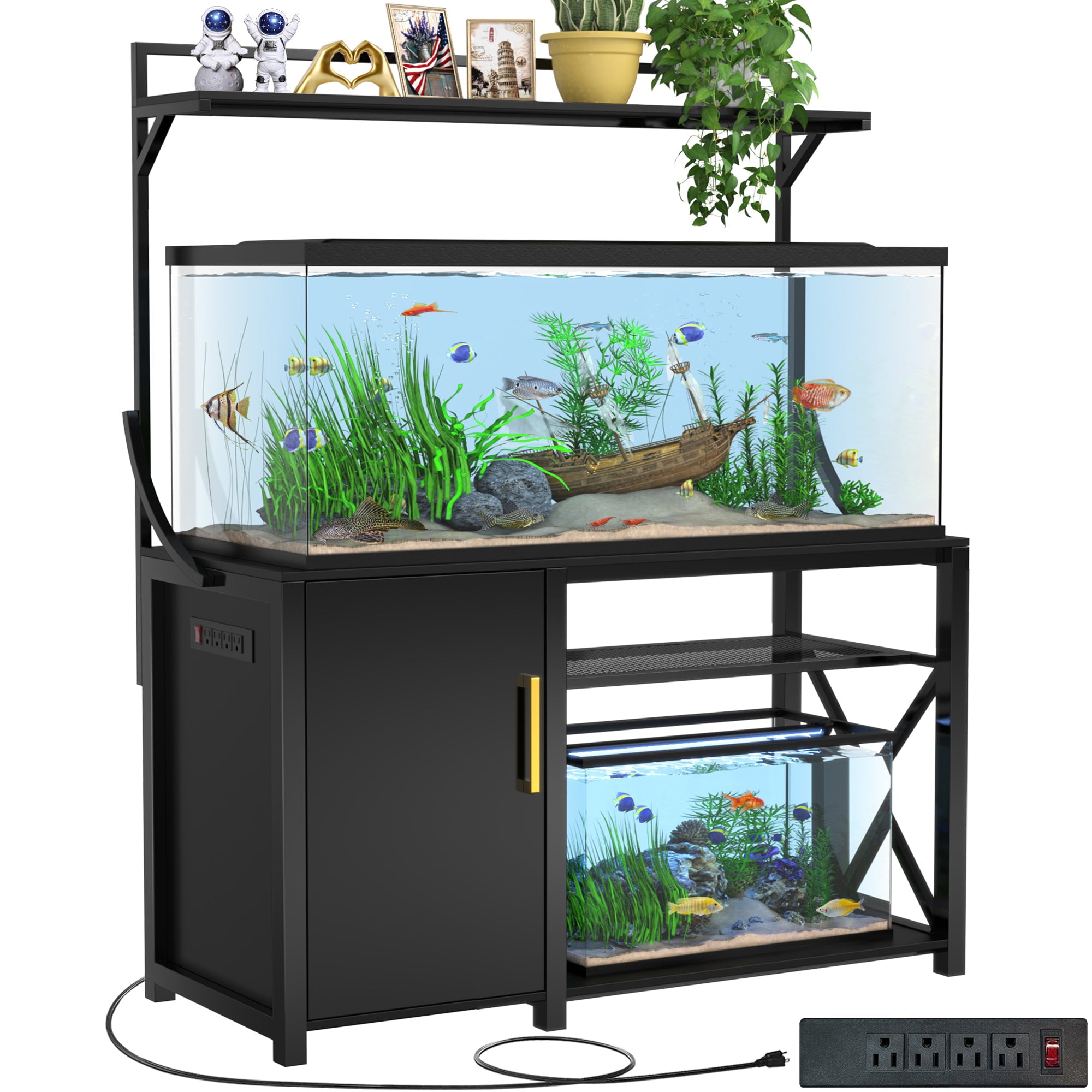 Aqua Culture 38 55 Gallon Wood Aquarium Stand Walmart