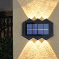 thumbnail image 2 of Lámpara Solar de pared con Sensor de luz inteligente, luz LED impermeable para exteriores, iluminación Solar para balcón, farolas, Patio, decoración de jardín, 2 of 4