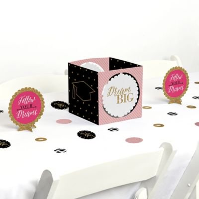 Dream Big Graduation Party Centerpiece Table Decoration Kit