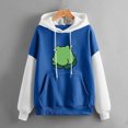 thumbnail image 2 of Sudadera para Mujer Sudaderas con Cuello Redondo Moda Casual Estampado Suelto Manga Larga Tops Cortos Blusa Sin Capucha Odeerbi ODB-5, 2 of 5