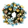 thumbnail image 2 of Matsuzay Guirnalda de flores artificiales para colgar en la pared de la puerta delantera, guirnalda decorativa para casa, vacaciones, boda, fiesta, guirnaldas No.02 Matsuzay HA008500-02, 2 of 6
