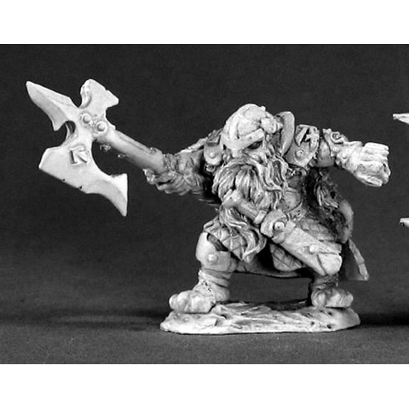 Thorvald Dwarf Hero Miniature 25mm Heroic Scale Dark Heaven Legends Reaper Miniatures