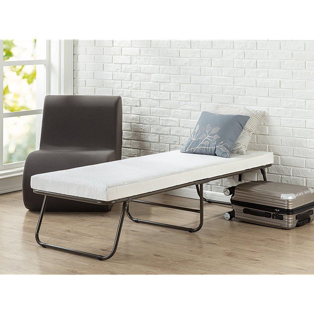 Zinus Folding Foam Guest Bed Frame with Wheels, Single Walmart Canada