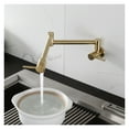 thumbnail image 2 of Mitigeur de Cuisine Mural Froid Simple Robinet de Remplissage de Pot Pivotant Pliant Rétractable Rotatif Extensible Robinet de Lavabo, Débit d'Eau Élevé, 2 of 7