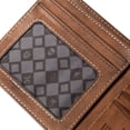 thumbnail image 4 of Cartera JINX The Witcher 3 con logo de lobo blanco, doble pliegue, marrón, 4 of 5