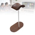 thumbnail image 1 of Soporte de Auriculares de Madera, Soporte de Auriculares de Nogal que Guardan Espacio Fácil de Armar para Los Juegos, 1 of 7