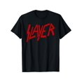 thumbnail image 3 of Slayer T-Shirt Logo Classique Officiel - Noir, Col Rond, Manches Courtes, Décontracté & Fitness (Polyester, Coton), 3 of 4
