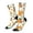 2 Black-2, variant on Squirrel With Colorful Tail Print Adult Socks for Men & Women,Calf Socks, Ankle Socks,Boots Socks,Breathable Casual Sock,Unisex Crew Socks