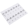 thumbnail image 4 of Yazoeia Life Piano Stickers for 88 Key Keyboards Removable Complete Notes with Numbers Transparent and Colorful CJC912-146098, 4 of 9
