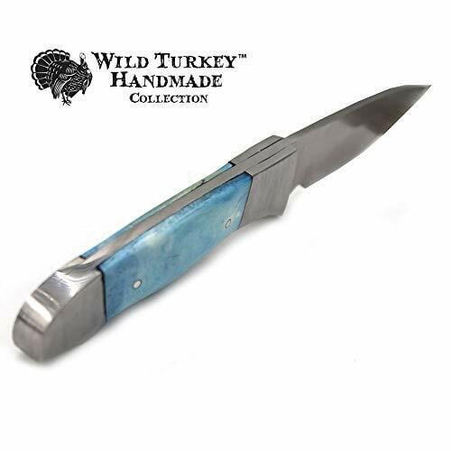 Wild Turkey Handmade Collection Fixed Blade Skinner Hunting Knife w. Sheath