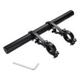 thumbnail image 2 of Bicycle Handlebar Extender 25cm Bike Extension Extension Bicycle Speedometer Extender Double Clamps Speedometer Bracket Holder, Aluminum, 2 of 9