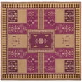 thumbnail image 6 of SAFAVIEH Classic Vintage Seanna Geometric Bordered Cotton Runner Rug, Fuchsia/Gold, 2'3" x 8', 6 of 9