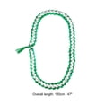 thumbnail image 2 of Uxcell 47 inch Graduation Leis 1 Pcs Graduation Ribbon Leis Graduation Money Leis Class Bright Color DIY Green and White, 2 of 5