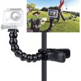 thumbnail image 5 of Montura de abrazadera flexible Jaws + agarre de brazo con collar de unión de 8 piezas Monopod para GoPro Hero11/10/9/8 Silver White Fusion Crosstour Campark Yi 2k New Apeman Tectectec Actio, 5 of 5