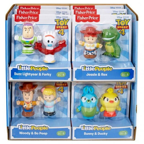 Mattel Mttghh53 Little People Toy Story 4 Toys 2 Per Pack 44 Pack Of 12 Walmart Com Walmart Com