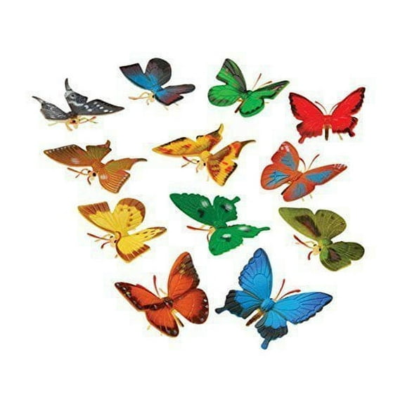 US Toy Mini Butterflies Action Figure (12 Pack)