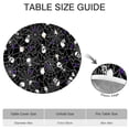 thumbnail image 6 of Halloween Spider Web and Skulls Pattern Round Fitted Tablecloth with Elastic Edge,Dining Table Cover Waterproof,Outdoor Round Tablecloth for Camping,Dining,Indoor and Outdoor, 6 of 7