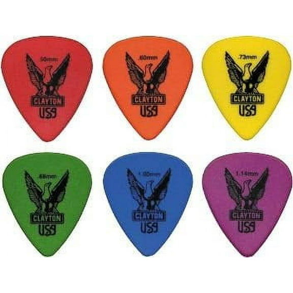 12 Clayton Delrin Standard .60mm Picks