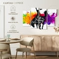 thumbnail image 5 of Elephant Stock Life Is A Journey Quote Ii Wall Art - Horizontal Multi Panel Canvas - Living Room Wall Decor - Inspirational And Typography Multi Panel - White And Pink Decor - 52" x 32", 5 of 8