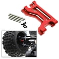thumbnail image 3 of 2x Brazo oscilante superior para coche RC 1:10 Repuestos de repuesto Brazo oscilante delantero DIY rojo, 3 of 4