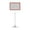 Red, variant on colaxi Adjustable Sign Holder Floor Sign Stand Holder Note Holder Reusable, Store Tag, Versatile Frame Poster Stand Price Tag Holder Black