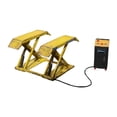 thumbnail image 4 of Bunblic Model of A Lifting in 1:64 Scale, Hand-painted, Miniature Car Lift for Self-assembly, Accessories for Car Workshops, Diorama Layout. Yellow Rustic Look, 4 of 7