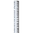 thumbnail image 4 of JAM Paper Silver & White Zebra Wrapping Paper, 50 sq ft. total, 2/Pack, 4 of 5